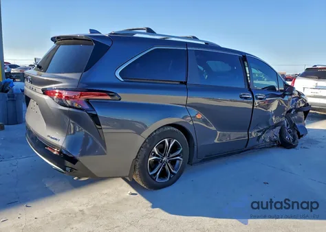 2025 Toyota Sienna Limited из США, поврежденный, VIN 5TDESKFC8SS192748